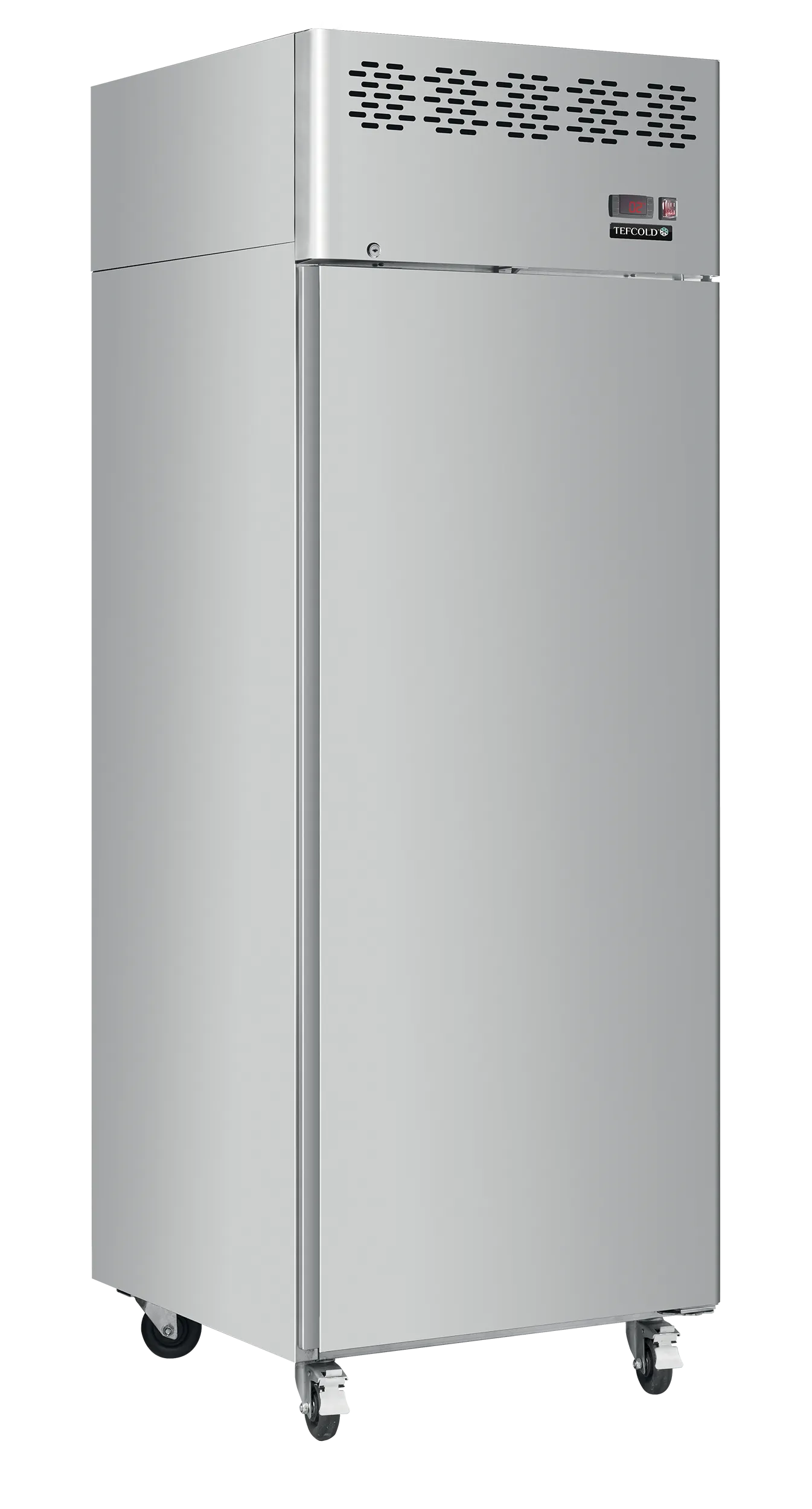 Tefcold CAR650 Medium Duty 670 Ltr Upright Single Door Stainless Steel Fridge