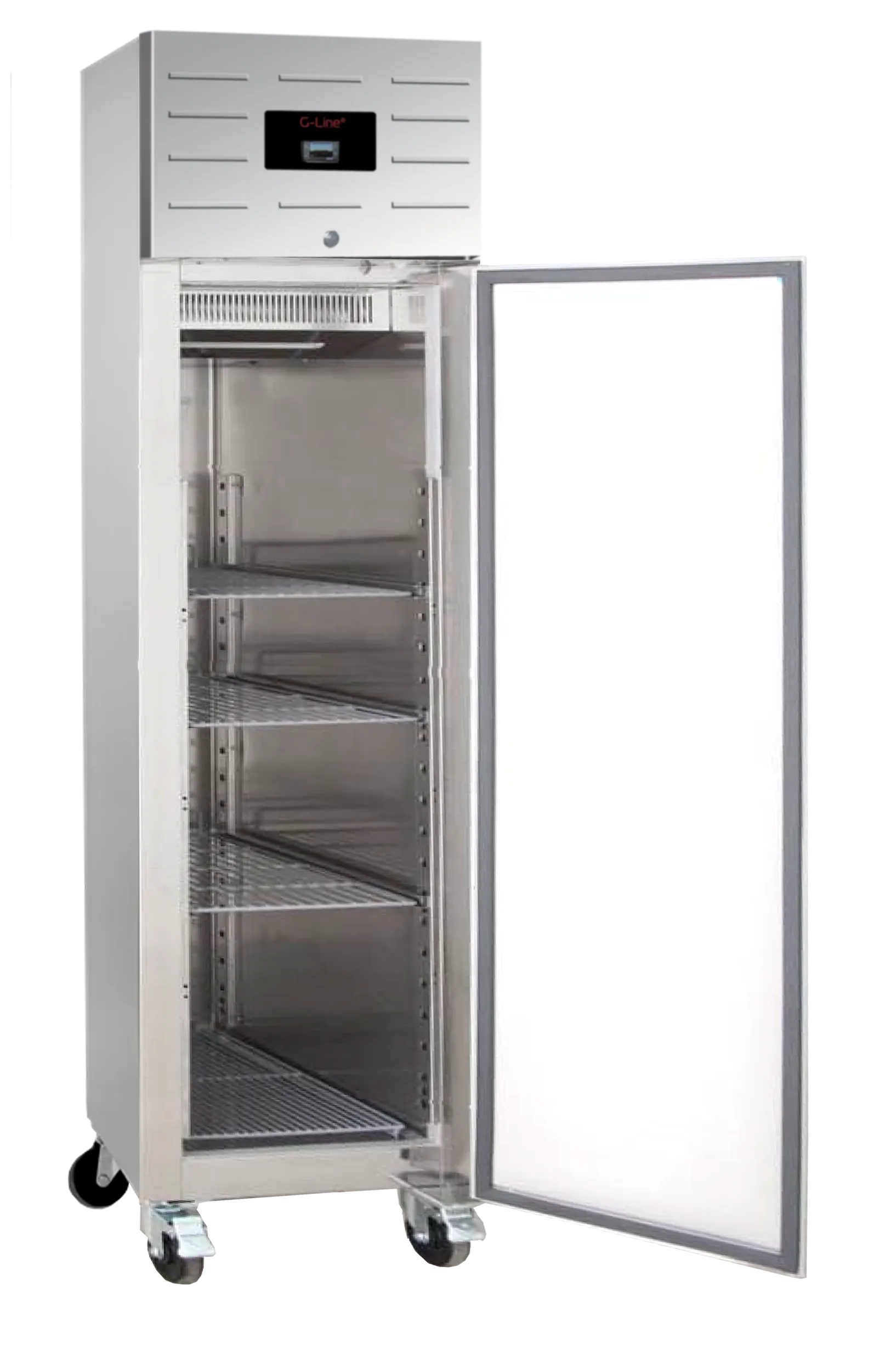 Tefcold GUC50 slim line Gastronorm Solid Door Stainless Steel upright fridge  