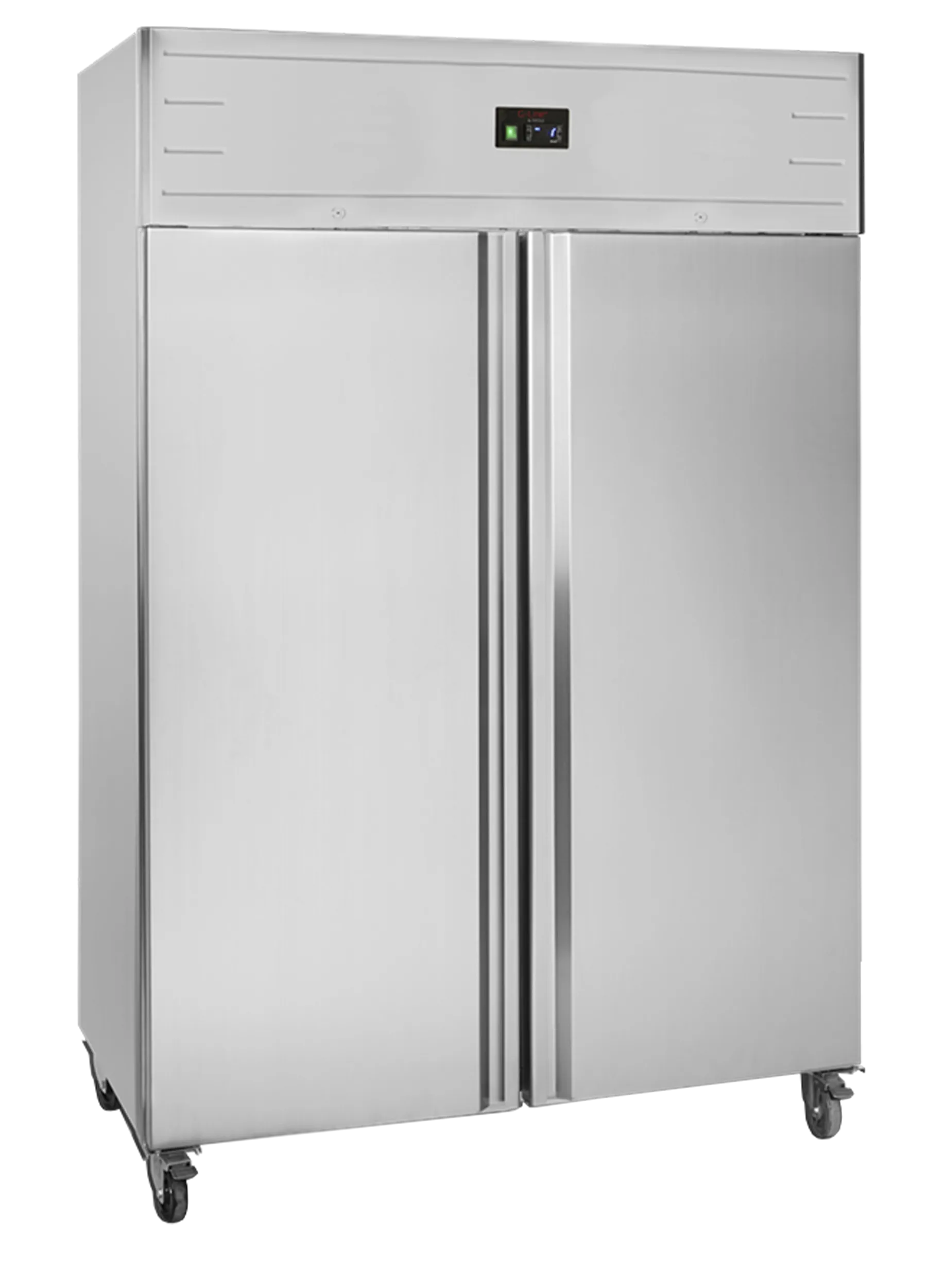 Tefcold Gastro-Line GUF140 Medium Duty 1166 Ltr Upright Double Door Stainless Steel Freezer