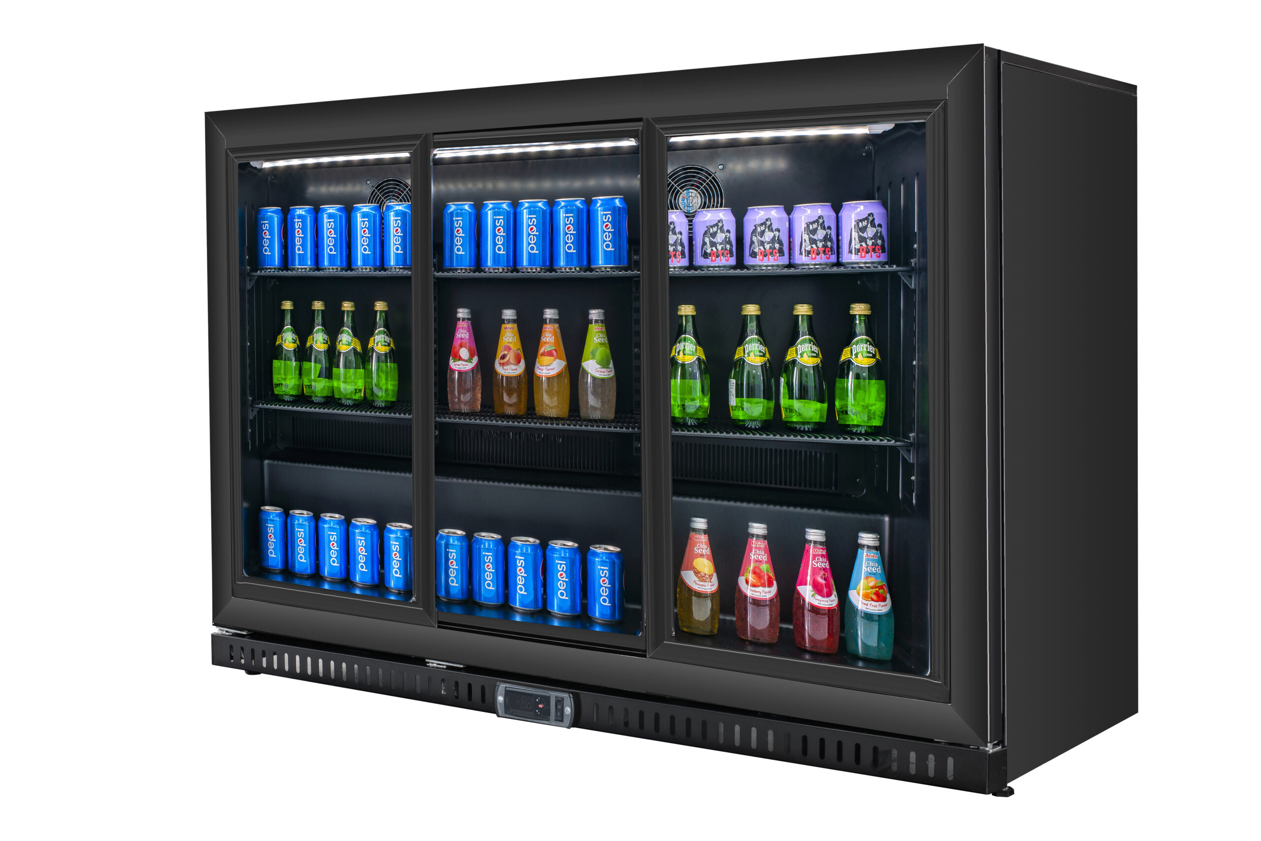 Triple Door Bar Cooler – 328L