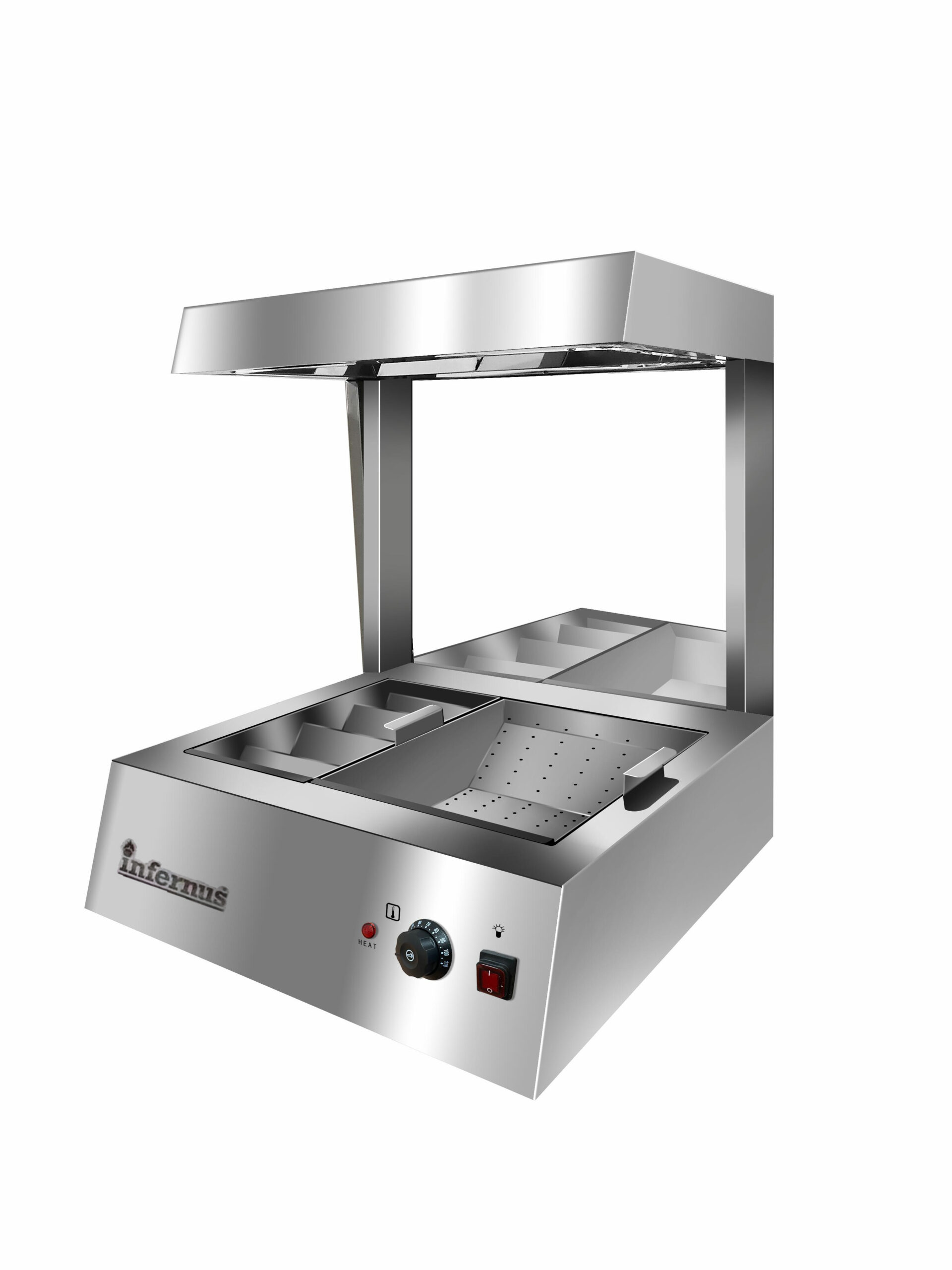 Countertop Chip Scuttle with Bag Station