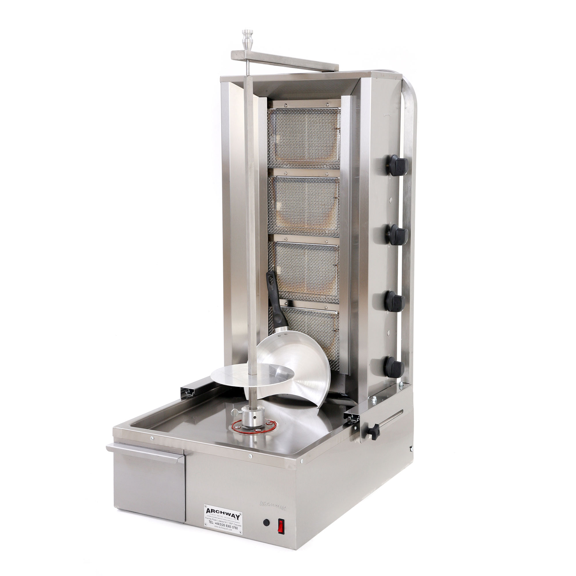 Archway 4BSTD-NG 4 Burner Natural Gas Doner Kebab Grill
