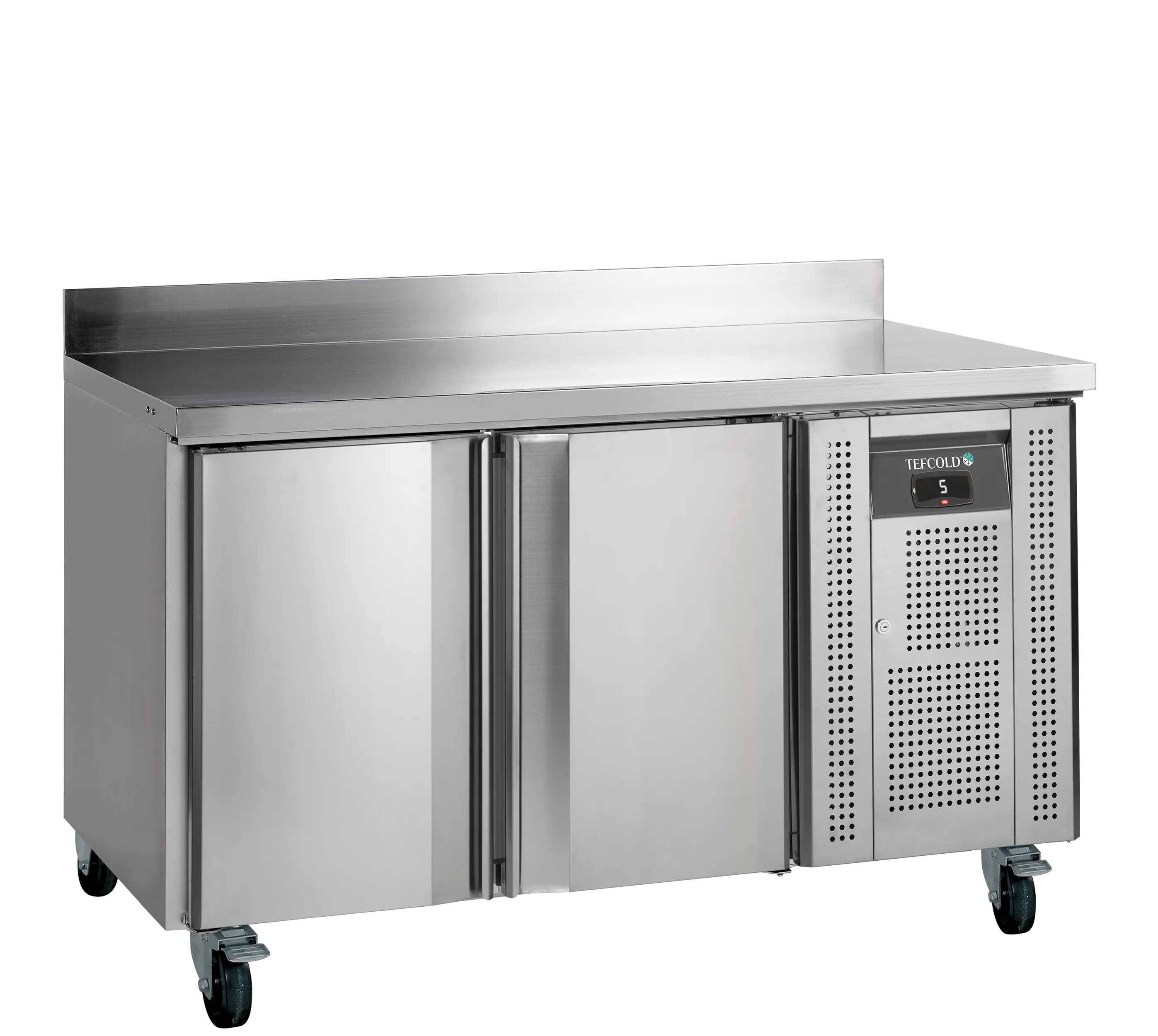 Tefcold CK7210X1SP Two Door Energy Efficient GN 1/1 Counter Fridge with flashback